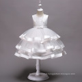 KLS002 Kids Dress Wedding Evening Party Frock Designs Breathable 3layers Puffy Girl Dress princess wedding 2-12yrs